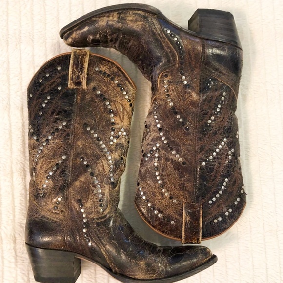 Sendra Shoes - Sendra Handmade Studded Cowboy Boots